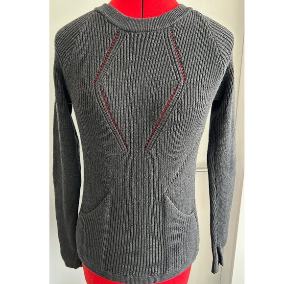 Lululemon Dark Grey Sweater Size 6 - Picture 1 of 7